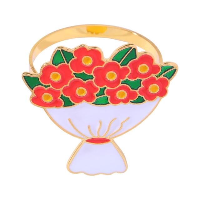 Napkin Ring Beautiful Decorative Napkin Ring Alloy Napkin Buckle Table Decoration