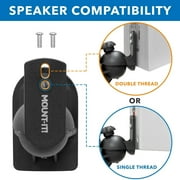 Mount It Dual Low Profile Universal Speaker Wall Mount
