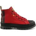 thumbnail image 2 of Palladium Pallashock Supply Hi Unisex Lace Up Canvas Ankle Boot In Red Size 5.5, 2 of 6