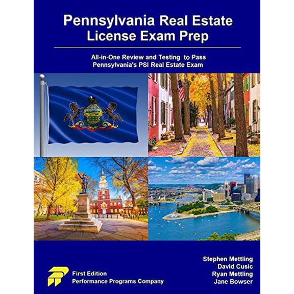Pre-Owned Pennsylvania Real Estate License Exam Prep: All-in-One Review and Testing to Pass Pennsylvania's PSI Real Estate Exam (Paperback) 0915777606 9780915777600
