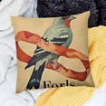 thumbnail image 2 of BANET Throw Pillow Covers Halloween Pillow Covers Halloween Black Old Crow with Black Buffalo Plaids Decorative Pillow Case Cushion Cover Farmhouse Pillowslip 20x20in, 2 of 5