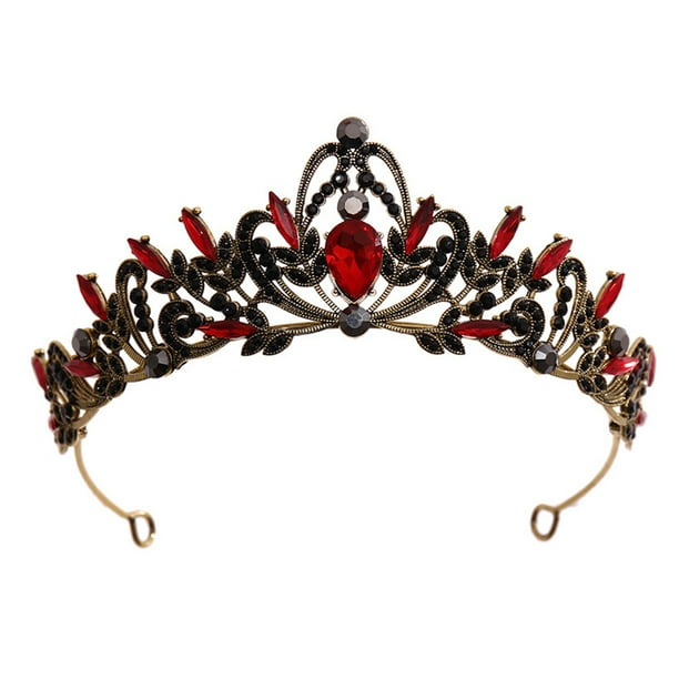 Rosarivae Bridal Half Tiara Baroque Rhinestone Tiara Women Wedding Hair