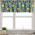 thumbnail image 3 of Ambesonne Stars Valance & Curtain, Heavenly Bodies Smiles, 55"x30", Multicolor, 3 of 6