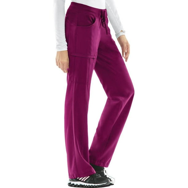 Cherokee - Cherokee Infinity Scrubs Pant for Women Low Rise Straight ...