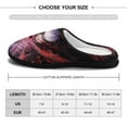 thumbnail image 2 of Mens Cozy Slippers Jujutsu Kaisen Warm Soft Plush Slipper Slip-on House Shoes for Home Indoor Outdoor, 2 of 7
