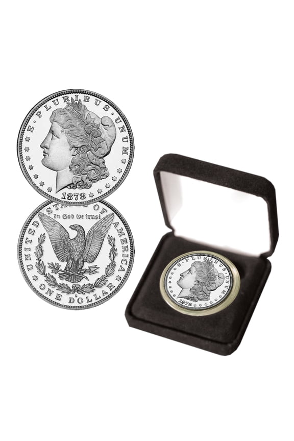 1878 Morgan Silver Dollar, First Year of Issue