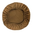 thumbnail image 1 of 1 funda elástica para asiento de silla, de poliéster. café, 1 of 2