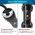 thumbnail image 3 of DaToo Aquarium Heater Adjustable 50W Submersible Fish Tank Heater with Electronic Chip Thermostat Suitable for Marine Saltwater and Freshwater, 3 of 7