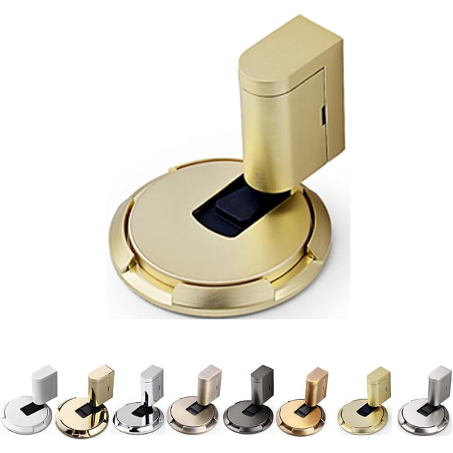 Pleasantk Butée de Coin de Porte, Nouveau Butée de Coin de Porte 2025, Butée de Coin de Porte avec Statistiques et Hauteur Réglable, Installation Sans Perçage (Jaune Pâle)