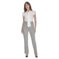 thumbnail image 1 of Pantalones Tommy Hilfiger Bootcut Sutton para mujer, color negro/perla, talla 10, 1 of 2