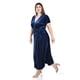 thumbnail image 2 of Vestido envolvente de terciopelo Roman Fashion /Tallas Extras, 3836 (Azul marino) azul marino 42, 2 of 6