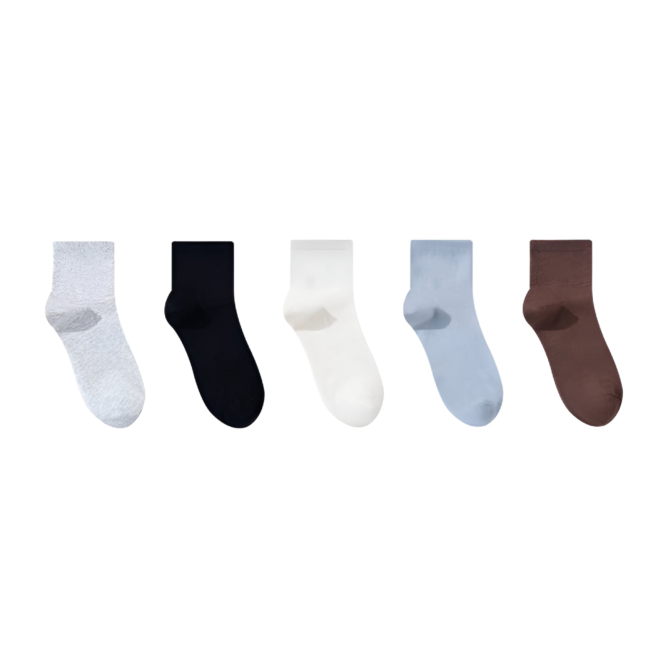 TELOLY Women'S Cool Comfort Ankle Socks, White Socks Women, White 10 Pair Value Pack, Clothing Size 8-12