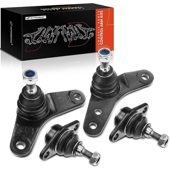 A-Premium Front Lower Ball Joints Compatible with Mini Cooper 2002 2003 2004 2005 2006 2007 2008 1.6L 4-PC Set