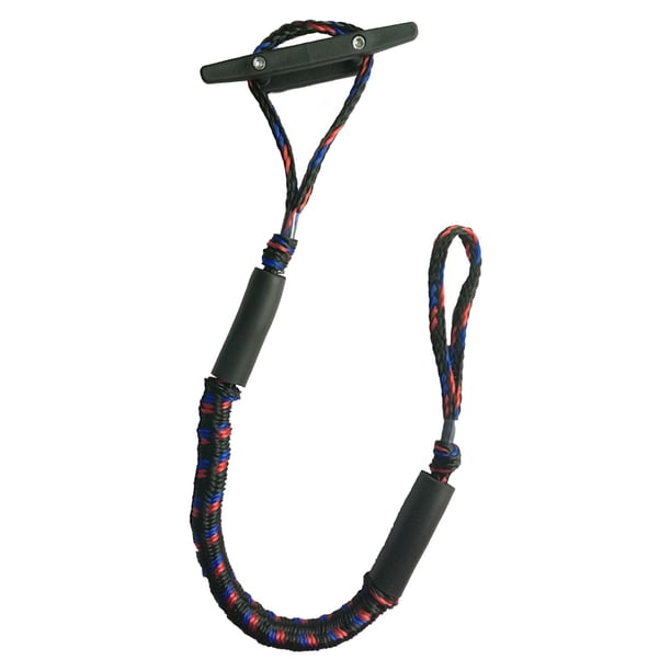 Línea de muelle para , cuerda de anclaje para , estirable hasta 5,5 pies, rodamiento de carga de 2200 , accesorios para barco , Azul DYNWAVEMX Líneas de muelle de bungee