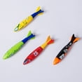 thumbnail image 2 of 8 Pcs Underwater Swimming Pool Diving Rings, Diving Throw Torpedo Bandits Toys For Kids Gift Set. Training Dive Toys For Learning To Swim, 2 of 6