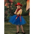 thumbnail image 4 of MIRUXO Cowgirl Costume Tutu Dress Set with Red Bandana and Hat, 3-Piece Anime Cosplay Outfit for Halloween Theme Party, Stage Performance and Dress Up, 4 of 9