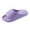 Purple, variant on IUJSOY Cloud Slides for Women Men Soft Cushion Chunky Slippers Non-Slip Quick Dry Shower Shoes