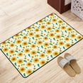 thumbnail image 4 of PUREYAH Front Door Mat Indoor Entrance, Non-Slip Washable Sunflower Flower Background Decorative Rug Carpet for Bedroom Living Room Bathroom 36"x24", 4 of 8