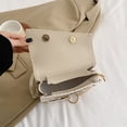 thumbnail image 3 of Bolso bandolera de moda para mujer de sillín de paja ligero para regalo (Beige), 3 of 9