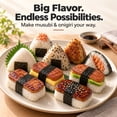 thumbnail image 3 of FUNGYAND Musubi Maker Press Kit with Spam Slicer Onigiri Mold for Lunch Bento, Homemade Sushi Musubi, 3 of 7