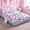 Pink, variant on Black Marble, Super Soft Microfiber Bed Sheet 4 count, Marble Bedding Sheet Set Included 1 Fitted Sheet with 2 Pillowcases, 14 Inches Deep (, Black)