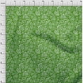thumbnail image 4 of oneOone Tissu Popeline de Coton Sergé Vert Forêt Tissu Robe Florale Jacobéenne Tissu Imprimé Tissu au Mètre 56 Pouces de Large, 4 of 4