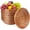 12 Pack 9.5x9.5 Inch Round, variant on 12 Pack Oval Poly Wicker Basket, 10.6x7.9x2.4 Inch Poly Wicker Bread Baskets, Large Size Gift Baskets for Kitchen, Christmas Gifts, Centerpiece Display, Storing Bread, Fruits, Vegetables, by