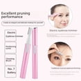thumbnail image 2 of Recortador de cejas eléctrico para mujeres, recortador de cejas para mujeres, afeitadora de cejas, recortador de cejas transfronterizo, 2 of 4