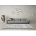 thumbnail image 3 of Ahgly Company Indoor Square Abstract Gray Modern Area Rugs, 3' Square, 3 of 4