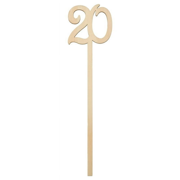 Wooden Table Numbers 1-25 Event Decor Set