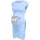 thumbnail image 4 of Mini vestido informal ajustado para bebé con estampado de maternidad para mujer Zhivalor LRWJ162-1, 4 of 4