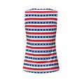 thumbnail image 5 of Xecao Stars And Stripes print women's scoop neck, loose-fit workout tank tops for the gym., 5 of 9