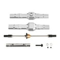 thumbnail image 1 of Bunblic RC Rear Bridge Assembly Lightweight Replacement Spare Parts for 1/16 C24 C74 argent, 1 of 8