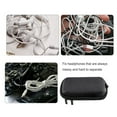 thumbnail image 4 of Bolsa de almacenamiento para auriculares Injueey organizador de cables negro, 4 of 5