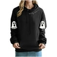 thumbnail image 2 of Neewe Womens Graphic Hoodies Unisex Oversized Hoodies Long Sleeve Pocket Pullover Halloween Fall 2025, 2 of 3