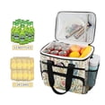 thumbnail image 2 of FORMRS Insulated Cooler Bag 24 Cans Capacity Soft Leakproof Lunch Box with Side Pockets, Colorful Wildflowers, 2 of 7