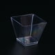 thumbnail image 2 of EeaseMX 50 vasos desechables de plástico de 60 ml, transparentes, trapezoidales, para gelatina, yogur, mousses y postres., 2 of 7