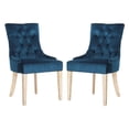 thumbnail image 2 of Safavieh Abby Tufted Side Chairss - Set of 2-Color:Antique Gold, 2 of 2
