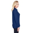thumbnail image 3 of Devon & Jones DG20LW Women's CrownLux Performance Plaited Long Sleeve Polo-True Royal-XL, 3 of 3