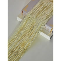 Zhuge 2 Pack 39 x 79 Inch Curtains for Doorways Room Divider Curtains Hippie Room Decor Hanging Beaded Curtains for Bedroom Closet Door，Light yellow