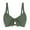 Green, variant on Tawop Womens Swimsuits Tummy Control Comfortable Swimwear Bikini Tops Solid Color Black L