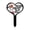 C002- Style B, variant on Garden Decorations Outdoor Memorial Day Decorations Easter Grave Cemetery Flowers for Grave Metal Yard Stake