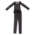thumbnail image 2 of Pantalones de encaje y Jeans Negro Macarena para Muñeca BJD 1/3 de 70 cm, 2 of 8