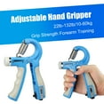 thumbnail image 4 of EEEkit 5pcs Hand Grip Strengthener Set, Adjustable Resistance 22 to 132lbs Hand Gripper Strength Trainer, Finger Exerciser, Finger Stretcher, Grip Loop, Stress Relief Ball, 4 of 9