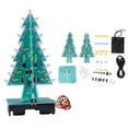 thumbnail image 1 of Árbol de Navidad LEDDIY, árbol de Navidad 3D, kit de circuito electrónico estéreo PCB para bricolaje, tecnología avanzada, 1 of 8