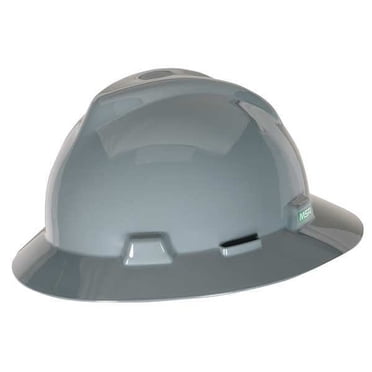 Msa Safety Hard Hat,Type 1, Class E,Pinlock,Gray 454731