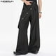 thumbnail image 5 of INCERUN 2024 Pantalones de estilo coreano, pantalones de moda para hombre con laterales desmontables, ropa de calle masculina, diseño de deconstrucción, pantalones sólidos S-5XL, 5 of 5