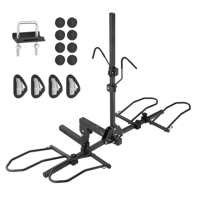 Portabicicletas Hitch Mount VEVOR, plataforma para 2 bicicletas, 160 kg de capacidad