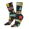 thumbnail image 5 of Salouo Retro Video Game Pattern Fun Novelty Crew Socks,Casual Athletic Socks Neutral Socks, 5 of 7