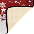 thumbnail image 3 of GZHJMY Christmas Snowflake Door mat Non Slip Floor Door Rug, Soft Floor Mat for Kitchen Garden Bedroom Indoor Outdoor Entrance Home Holiday Decoration 23.6" x15.7", 3 of 7